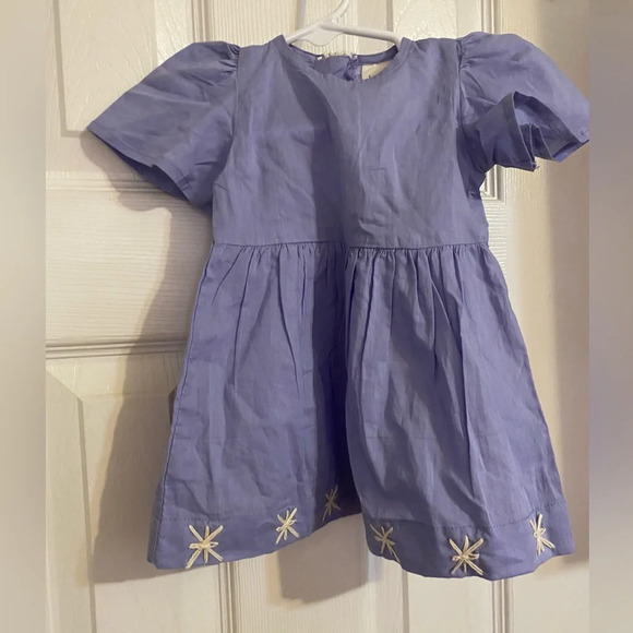 NWT Kate Quinn Bell Sleeve Embroidered Dress & Sun Hat - Picture 1 of 9